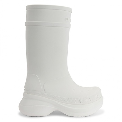 Balenciaga x Crocs Boot Triple White (Білий) - фото 1 Hypebery