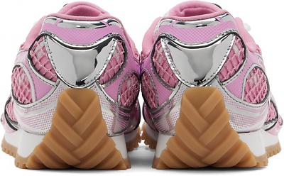 Bottega Veneta Orbit Pink & Silver (Рожевий) - фото 4 