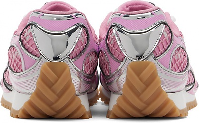 Bottega Veneta Orbit Pink & Silver (Рожевий) - фото 8 