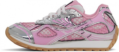 Bottega Veneta Orbit Pink & Silver (Рожевий) - фото 7 