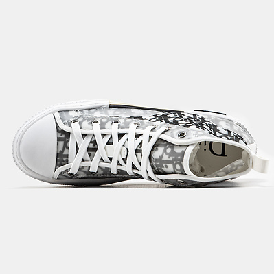 Dior B23 High Top Logo Oblique (Серый) - фото 3 
