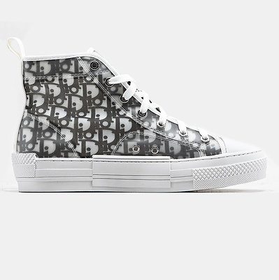 Dior B23 High Top Logo Oblique (Серый) - фото 4 