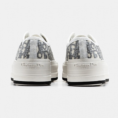 Dior B23 Platform White Grey (Серый) - фото 8 