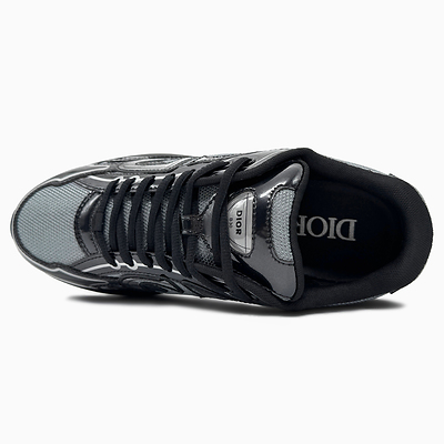 Dior B30 Light Gray Technical Mesh Gray Brilliant (Черный) - фото 3 