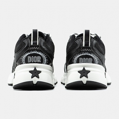 Dior Chrono Black White Sketch Logo (Черный) - фото 4 