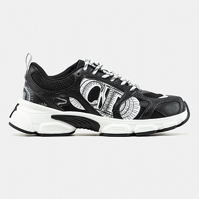 Dior Chrono Black White Sketch Logo (Черный) - фото 6 