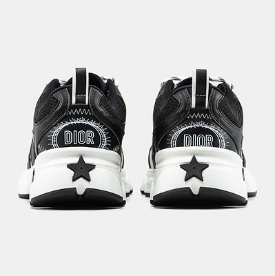 Dior Chrono Black White Sketch Logo (Черный) - фото 9 