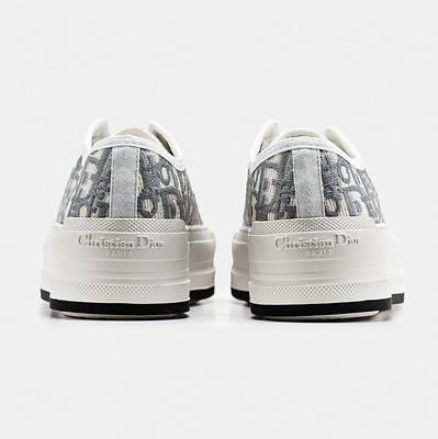 Dior B23 Platform White Grey (Серый) - фото 4 