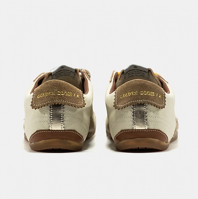 Golden Goose Superstar True-Star Low White Gold Brown (Белый) - фото 4 