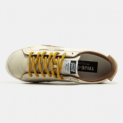 Golden Goose Superstar True-Star Low White Gold Brown (Белый) - фото 3 
