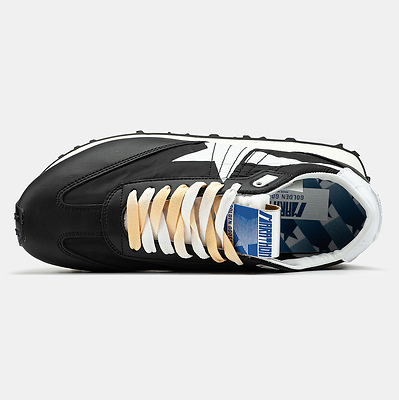 Golden Goose Marathon Black White (Черный) - фото 3 