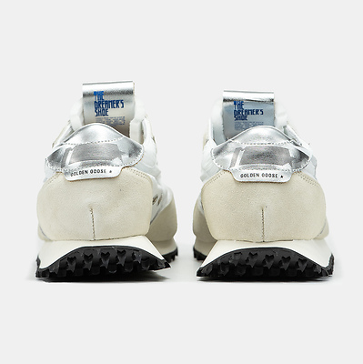 Golden Goose Marathon White Silver Beige (Белый) - фото 5 