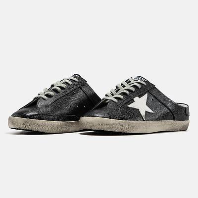 Golden Goose Superstar Mule Black White (Черный) - фото 2 