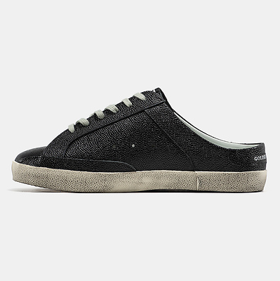 Golden Goose Superstar Mule Black White (Черный) - фото 4 