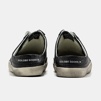 Golden Goose Superstar Mule Black White (Черный) - фото 5 