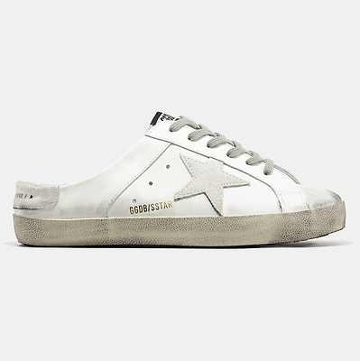 Golden Goose Superstar Mule White Grey (Белый) - фото 1 Hypebery