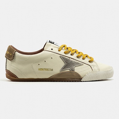 Golden Goose Superstar True-Star Low White Gold Brown (Белый) - фото 5 
