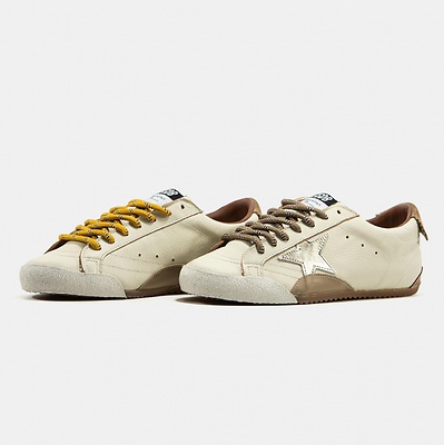 Golden Goose Superstar True-Star Low White Gold Brown (Белый) - фото 6 