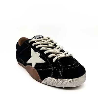 Golden Goose True Star Velvet Black Brown White (Черный) - фото 2 