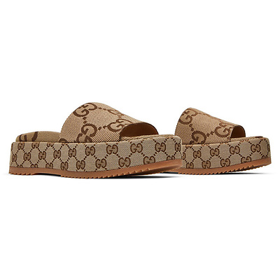 Gucci GG Lame Platform 'Camel Monogram' 623212-UKO00-2580 (Коричневый) - фото 7 