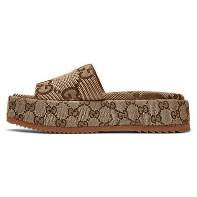 Gucci GG Lame Platform 'Camel Monogram' 623212-UKO00-2580 (Коричневый) - фото 8 
