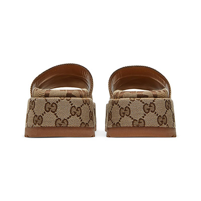 Gucci GG Lame Platform 'Camel Monogram' 623212-UKO00-2580 (Коричневый) - фото 4 