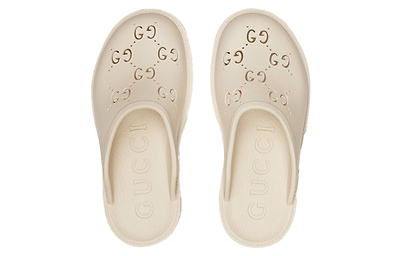Gucci Platform Perforated G 'White Rubber' 663577-JFB00-9022 (Белый) - фото 6 