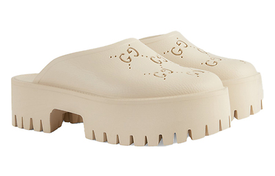 Gucci Platform Perforated G 'White Rubber' 663577-JFB00-9022 (Белый) - фото 8 