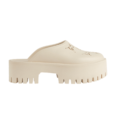 Gucci Platform Perforated G 'White Rubber' 663577-JFB00-9022 (Белый) - фото 7 