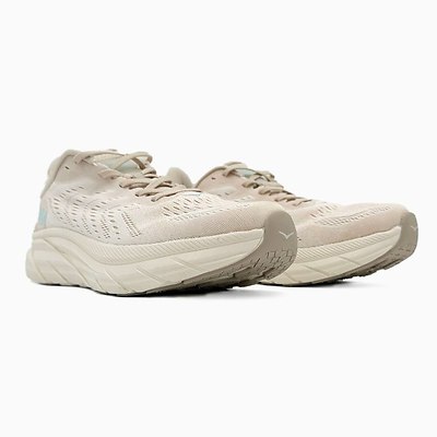 Hoka Clifton 8 Beige Blue Glow (Бежевый) - фото 7 