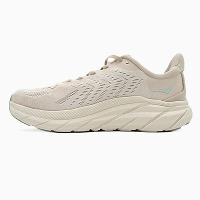 Hoka Clifton 8 Beige Blue Glow (Бежевый) - фото 8 