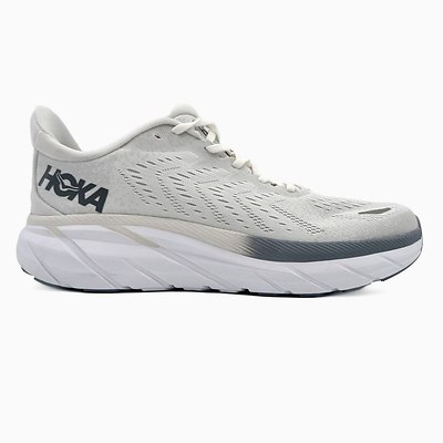 Hoka Clifton 8 White Ombre Grey (Серый) - фото 1 Hypebery