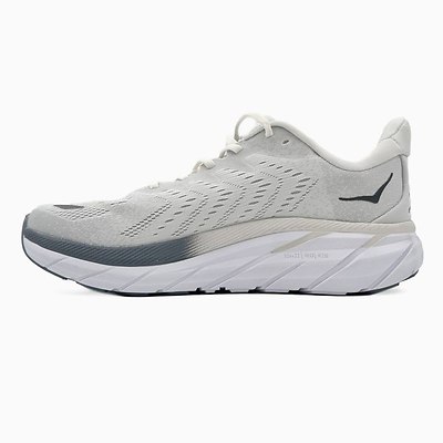Hoka Clifton 8 White Ombre Grey (Серый) - фото 8 