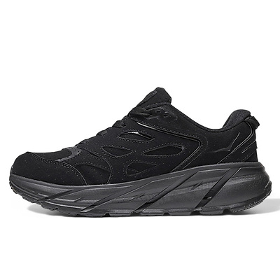 Hoka One One Clifton L Suede Triple Black 1122571-BBLC (Черный) - фото 3 