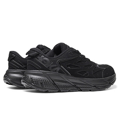 Hoka One One Clifton L Suede Triple Black 1122571-BBLC (Черный) - фото 4 