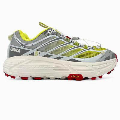 Hoka x Nicole McLaughlin Mafate Three2 White Lime Red (Серый) - фото 6 