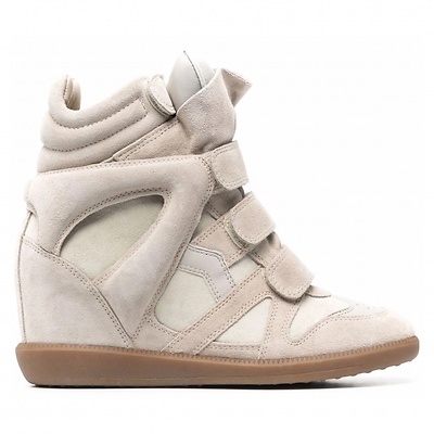 Isabel Marant Bekett Beige на танкетке BK0010FAA1E19S23EC (Бежевый) - фото 1 Hypebery