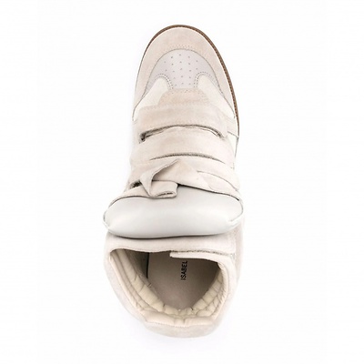 Isabel Marant Bekett Beige на танкетке BK0010FAA1E19S23EC (Бежевый) - фото 7 