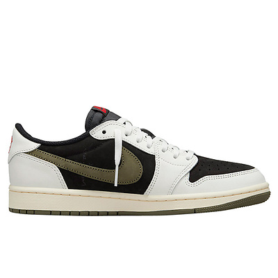 Air Jordan 1 Low x Travis Scott 'Olive' DZ4137-106 (Хаки) - фото 3 