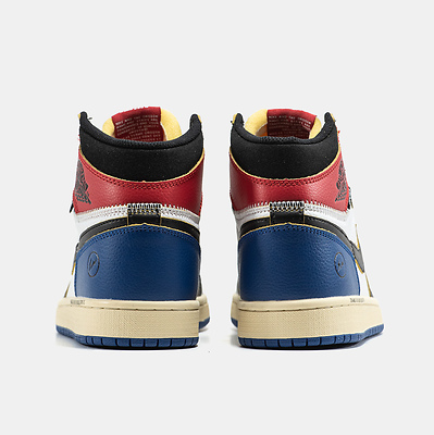 Jordan 1 Retro High OG SP Fragment x Union LA Varsity Red Sport Royal IO7847-002 (Белый) - фото 5 