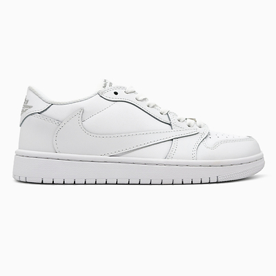 Jordan 1 Retro Low Triple White Tumbled Leather 553558-130 (Белый) - фото 1 Hypebery