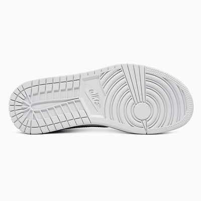 Jordan 1 Retro Low Triple White Tumbled Leather 553558-130 (Белый) - фото 6 