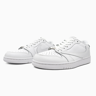 Jordan 1 Retro Low Triple White Tumbled Leather 553558-130 (Белый) - фото 2 