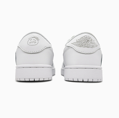 Jordan 1 Retro Low Triple White Tumbled Leather 553558-130 (Белый) - фото 5 