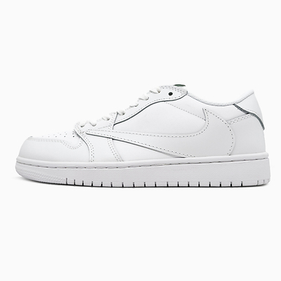 Jordan 1 Retro Low Triple White Tumbled Leather 553558-130 (Белый) - фото 4 