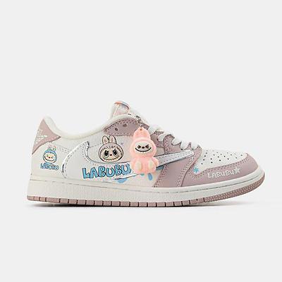 Jordan 1 Retro Low x Travis Scott x Labubu Pink (Розовый) - фото 7 