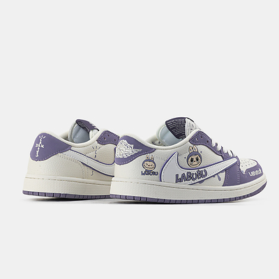 Jordan 1 Retro Low x Travis Scott x Labubu Purple (Фиолетовый) - фото 9 