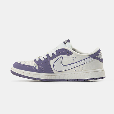 Jordan 1 Retro Low x Travis Scott x Labubu Purple (Фиолетовый) - фото 10 