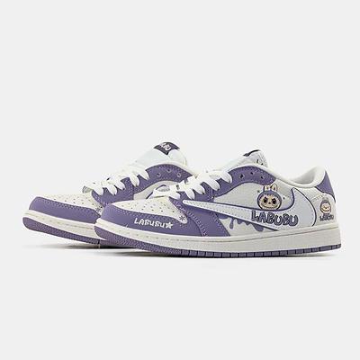 Jordan 1 Retro Low x Travis Scott x Labubu Purple (Фиолетовый) - фото 8 