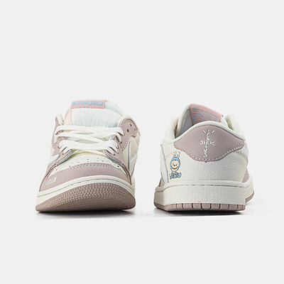 Jordan 1 Retro Low x Travis Scott x Labubu Pink (Розовый) - фото 5 